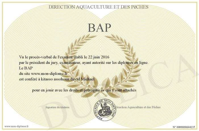 Acheter un diplôme BEP